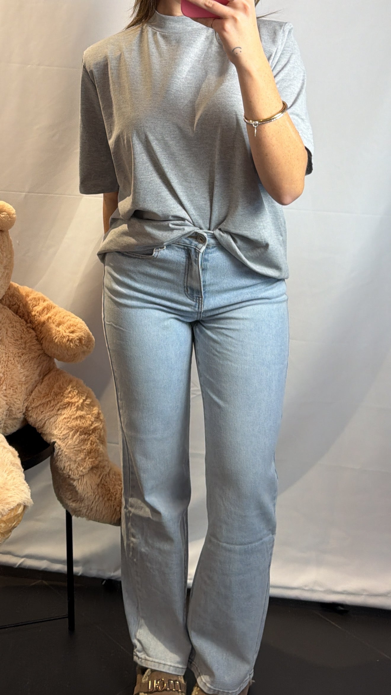 Jeans wide leg chiari