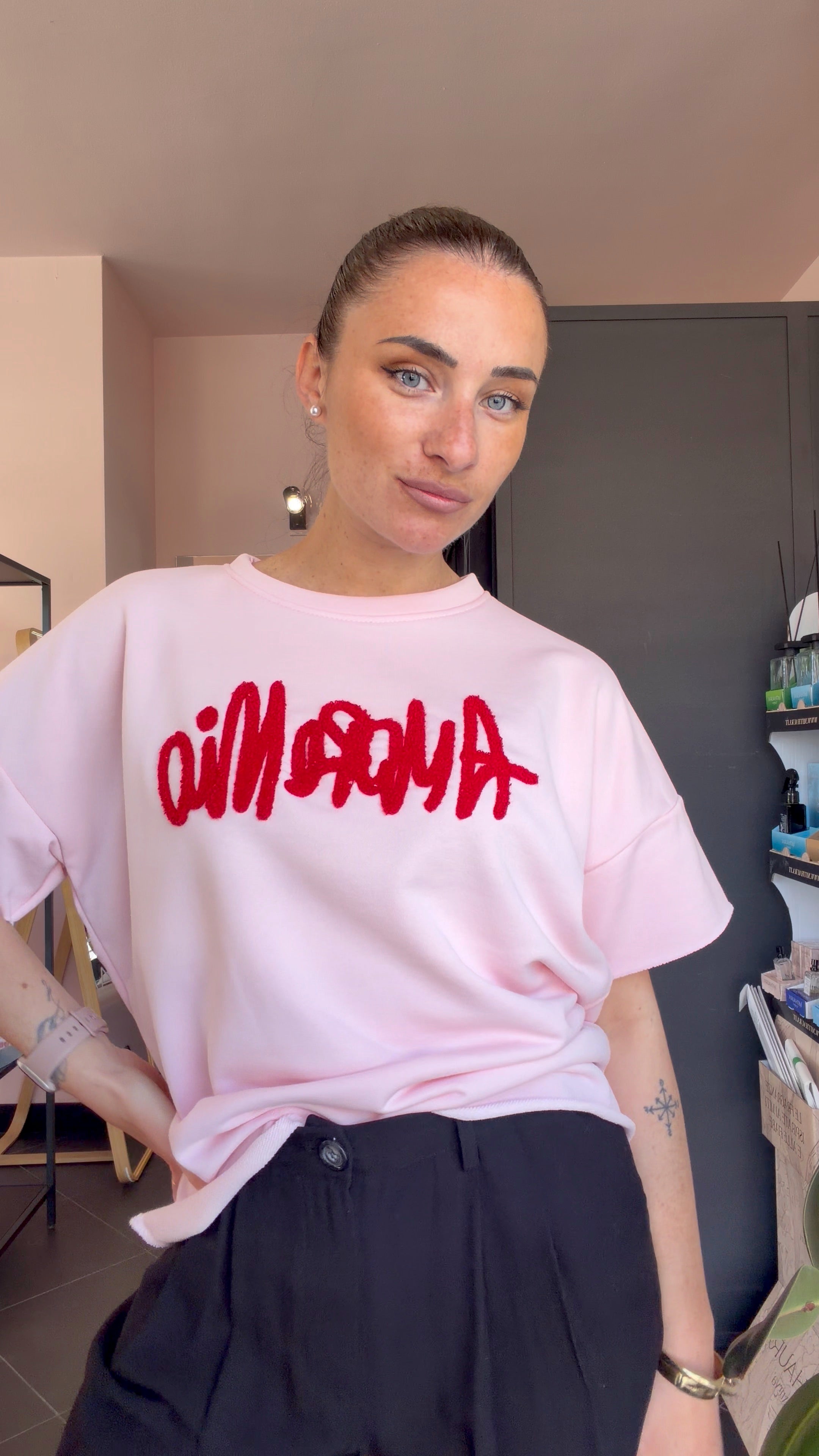 Maglietta amore mio più colori ￼