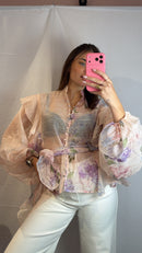 Camicia Sol rosa cipria