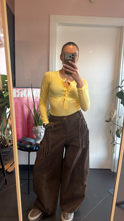 Jeans Baloon marrone