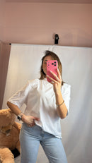 T-shirt Spalla over più colori