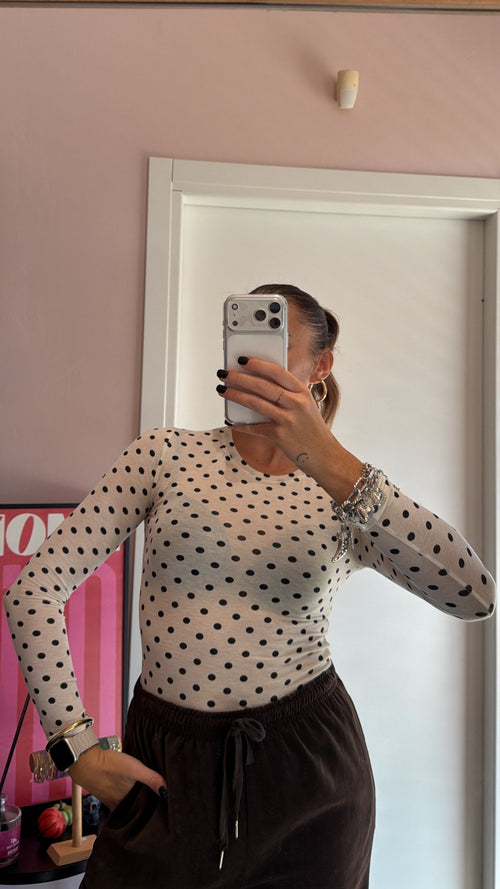 Maglietta misto cashmere