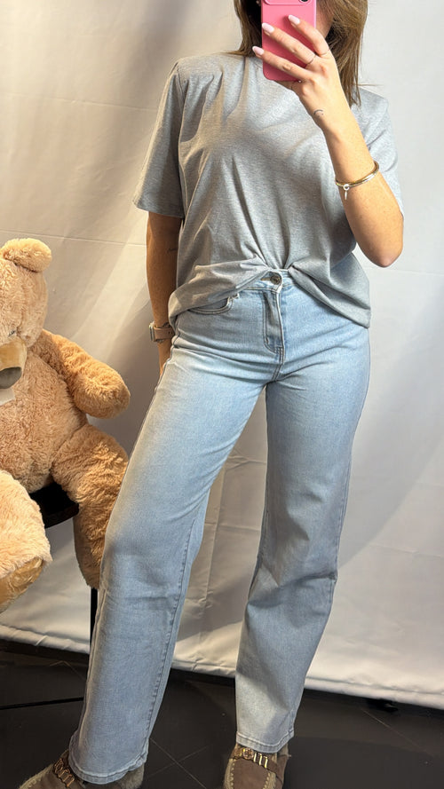 Jeans wide leg chiari