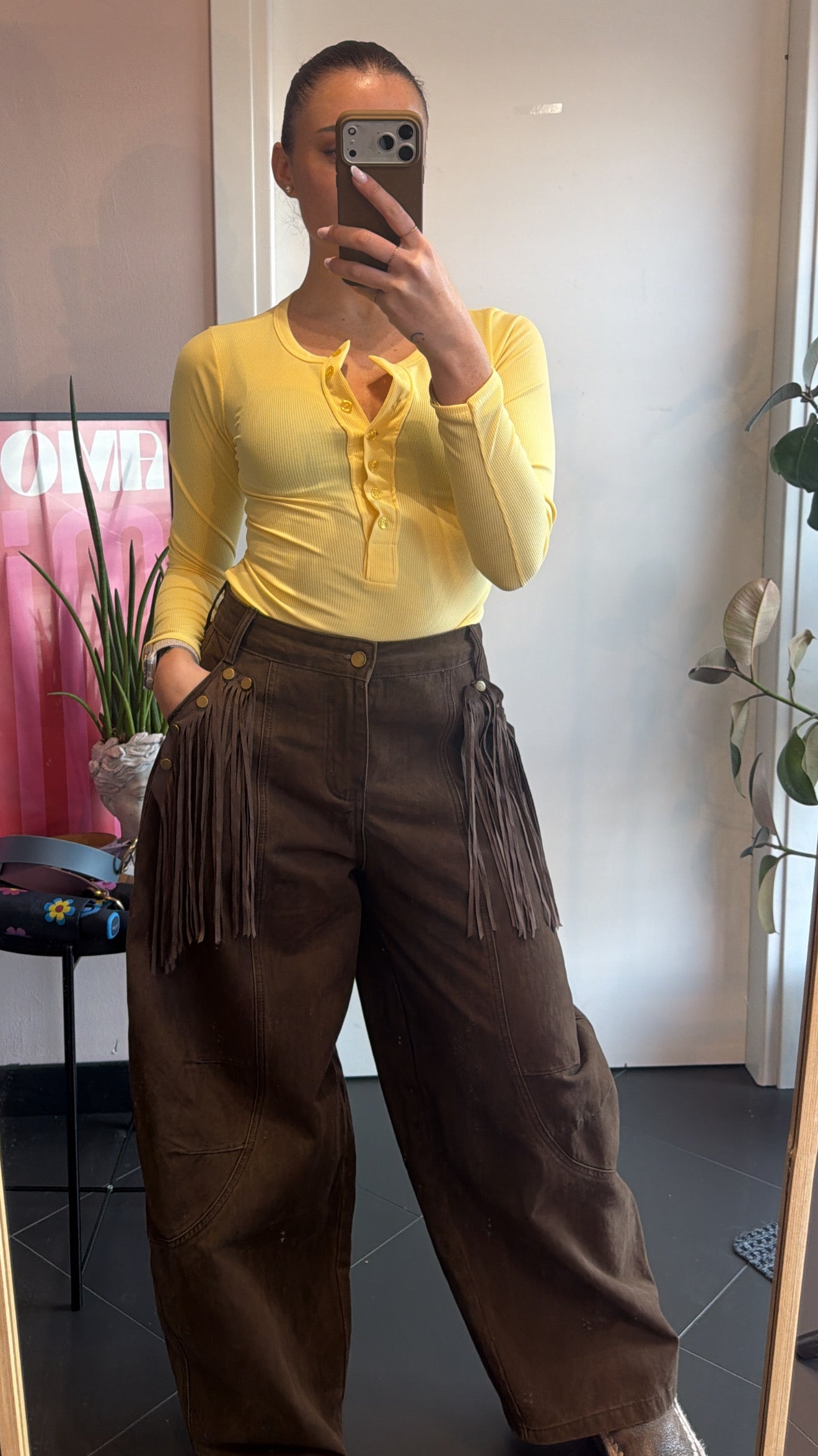 Jeans Baloon marrone