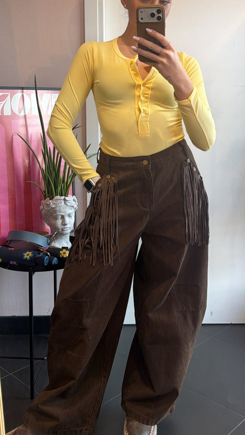 Jeans Baloon marrone