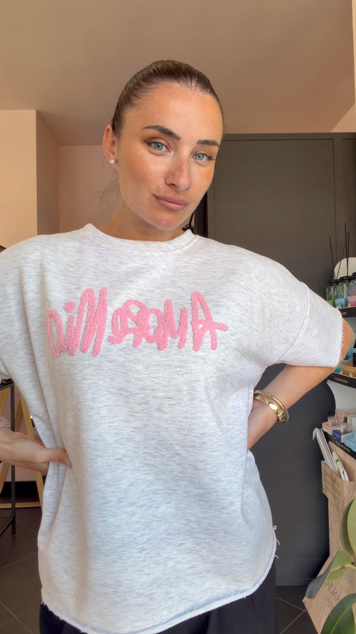 Maglietta amore mio più colori ￼