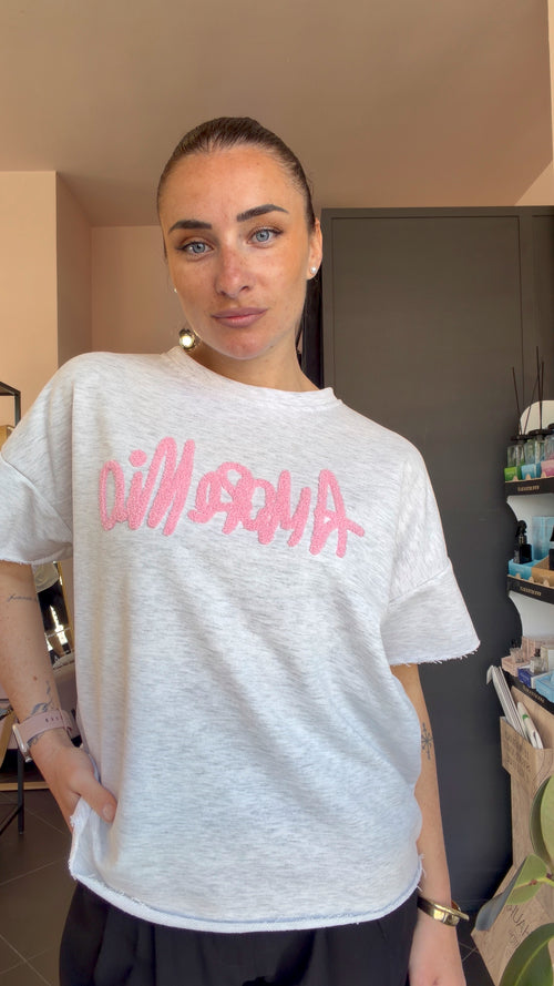 Maglietta amore mio più colori ￼