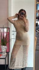 Abito Lumina rosa cipria