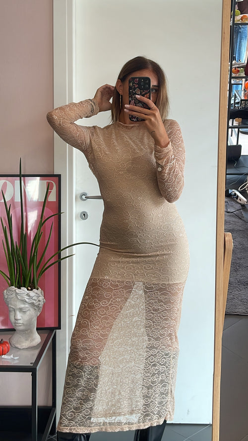 Abito Lumina rosa cipria