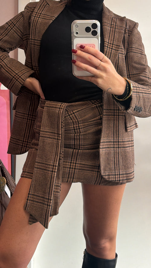 Gonna pantaloncino scozzese