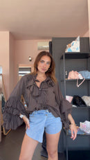Camicia Ibiza marrone