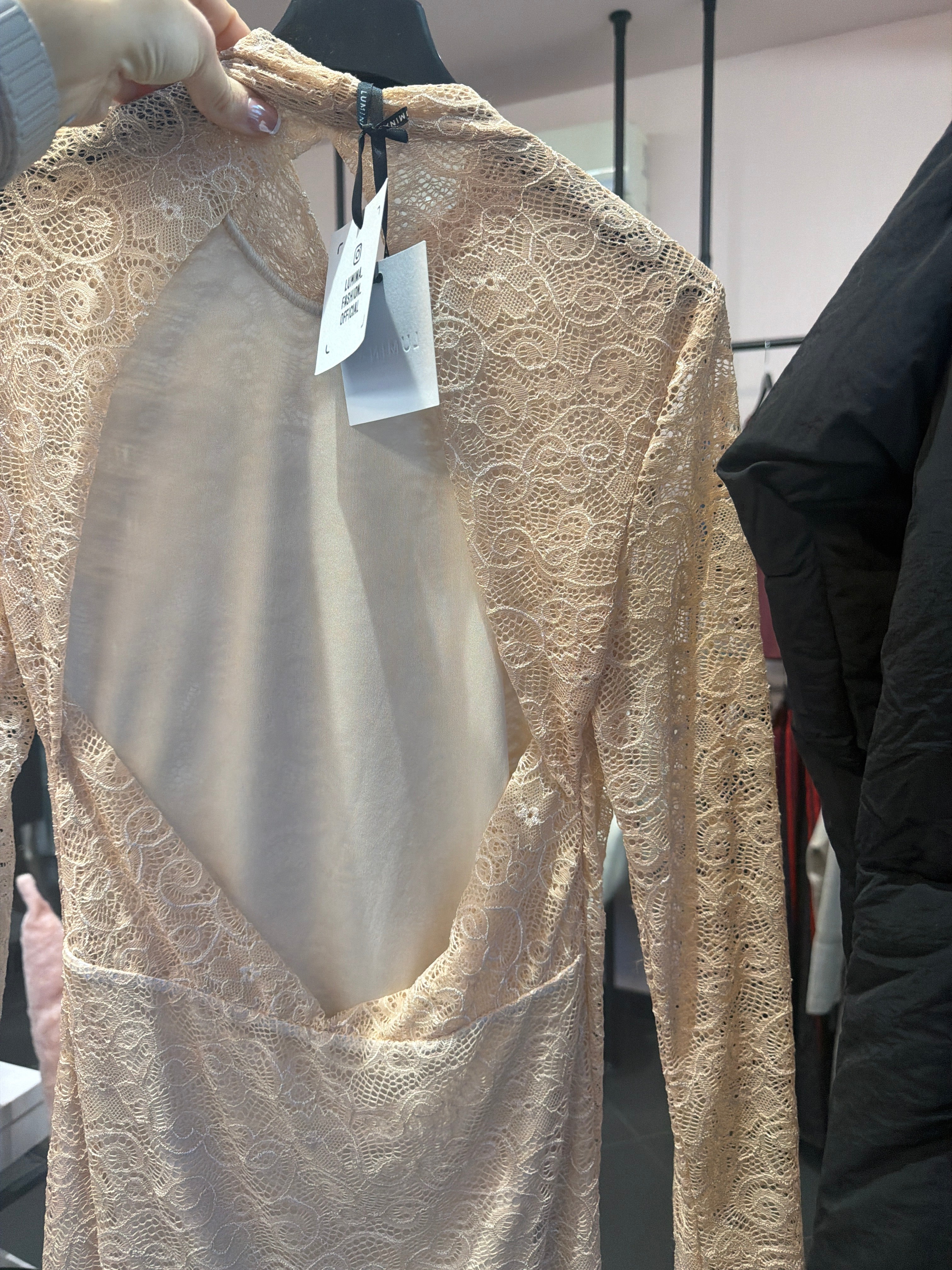 Abito Lumina rosa cipria