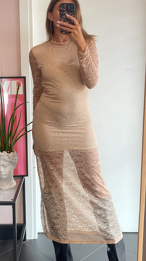 Abito Lumina rosa cipria