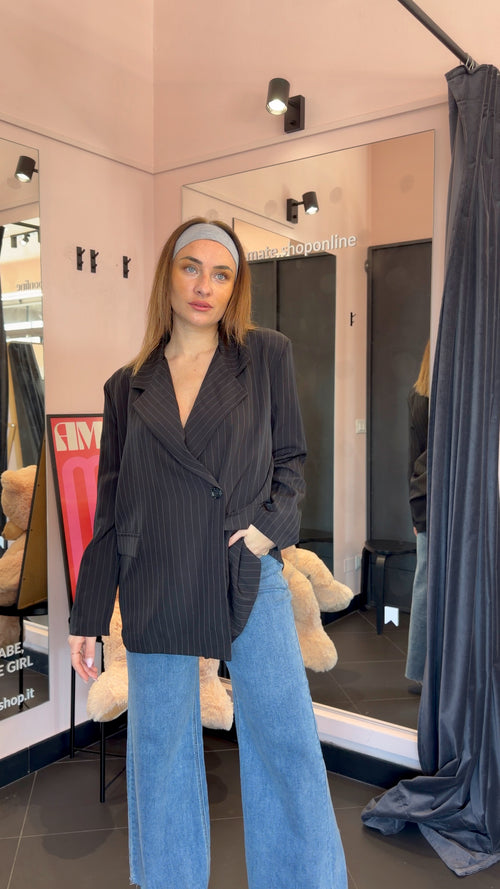 Blazer gessato più colori