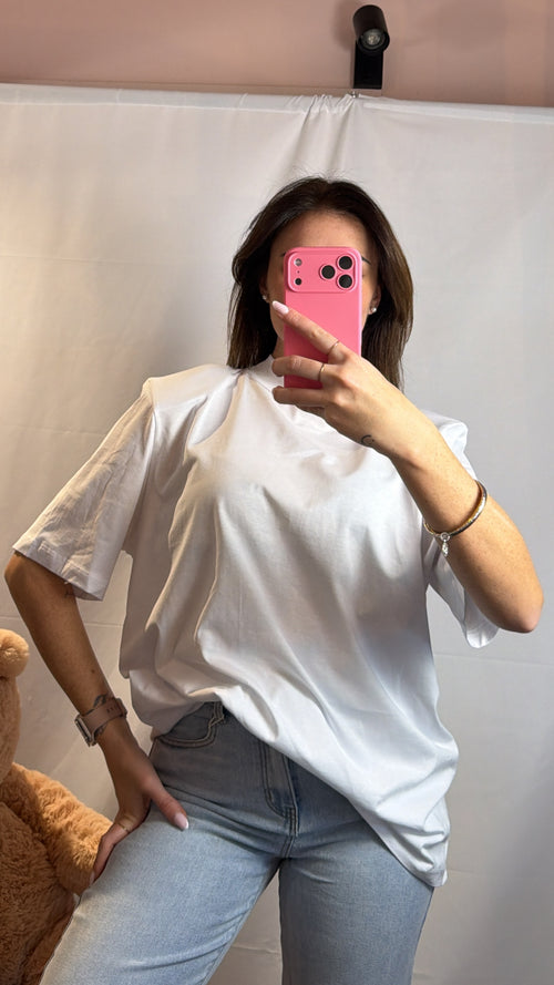 T-shirt Spalla over più colori