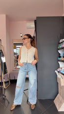 Jeans asimmetrico