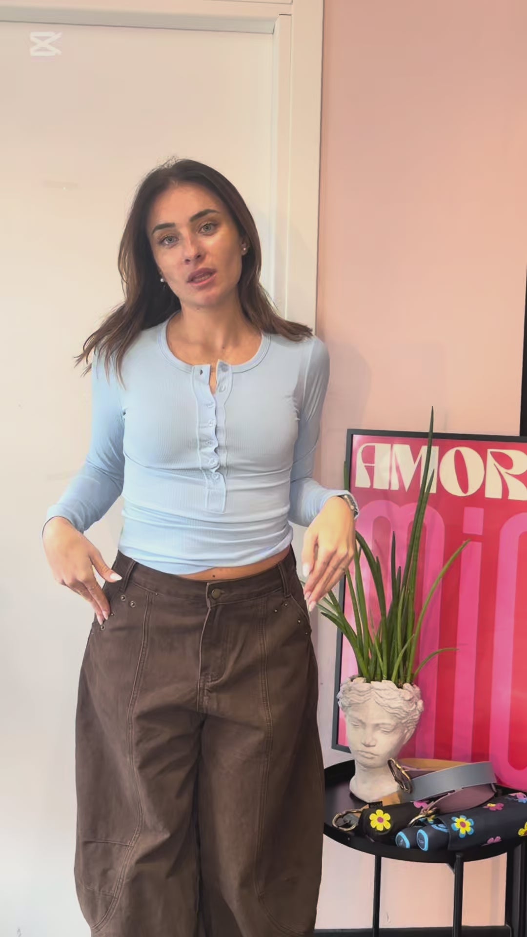 Maglietta a costine più colori